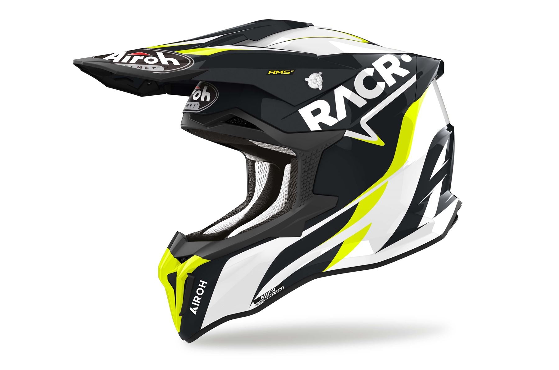 Airoh Helmet 2024 Strycker Racr Gloss Composite Carbon